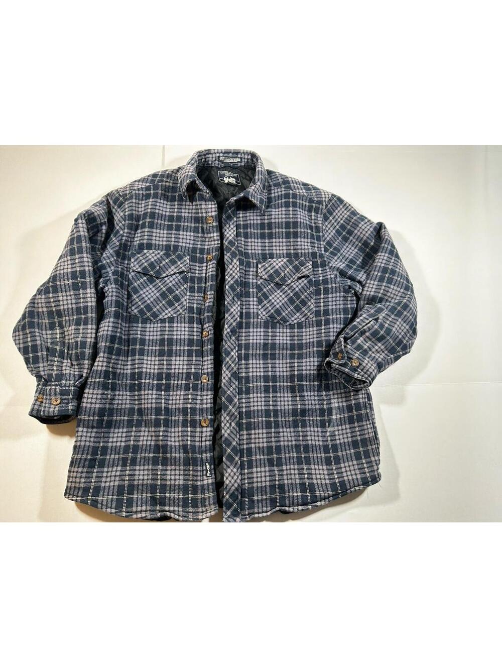 Levi's Flannel Jacket Button Up Mens Large